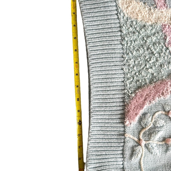 Vintage Jaclyn Smith Pastel Knit Sweater | Textured 80s/90s Pullover | Size M - Picture 6 of 9